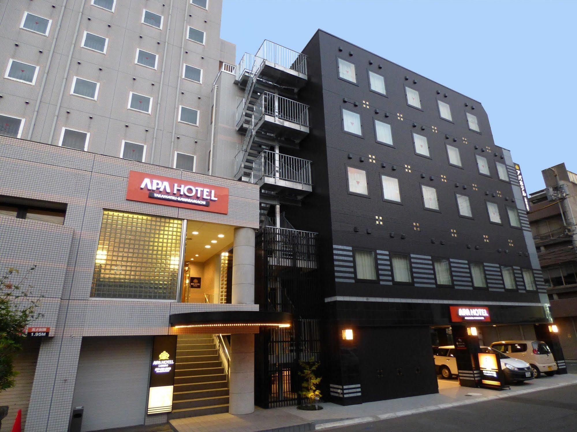 APA Hotel Takamatsu Kawaramachi Bagian luar foto