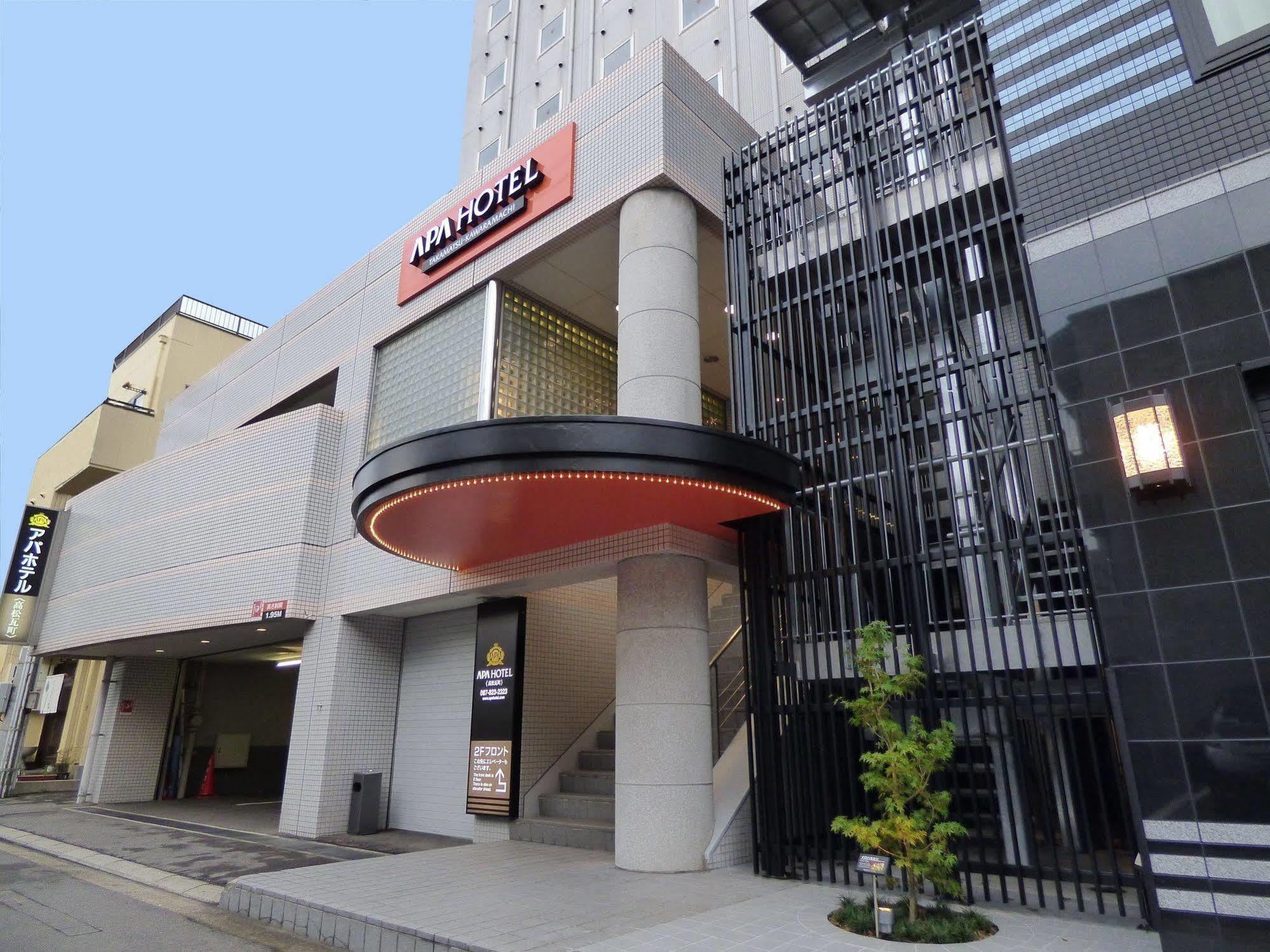 APA Hotel Takamatsu Kawaramachi Bagian luar foto